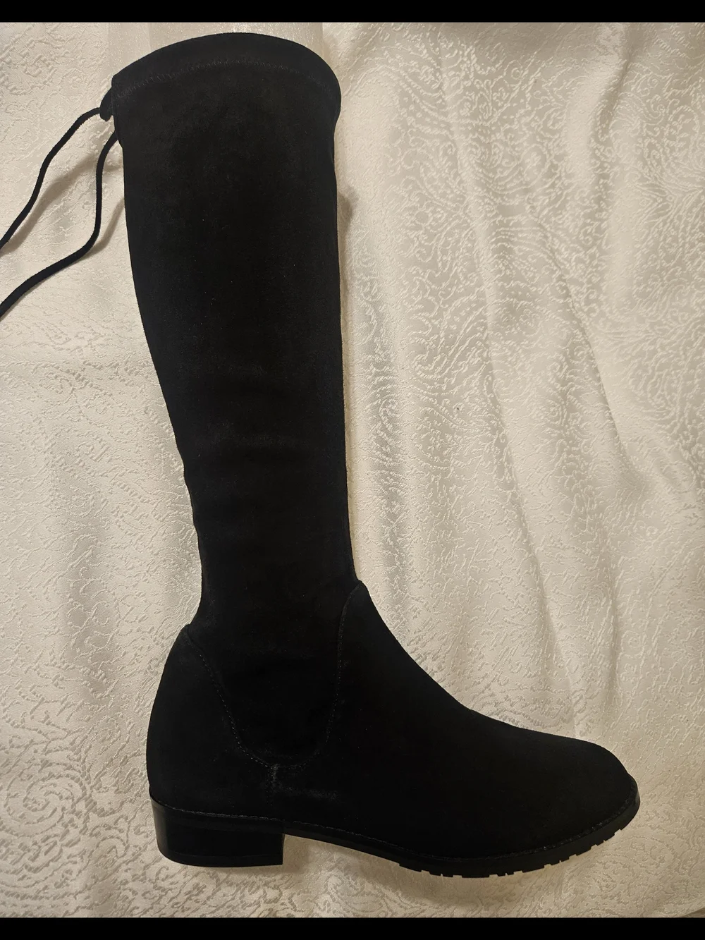 Stewart Weitzman Black Suede Boots Size 4.5
